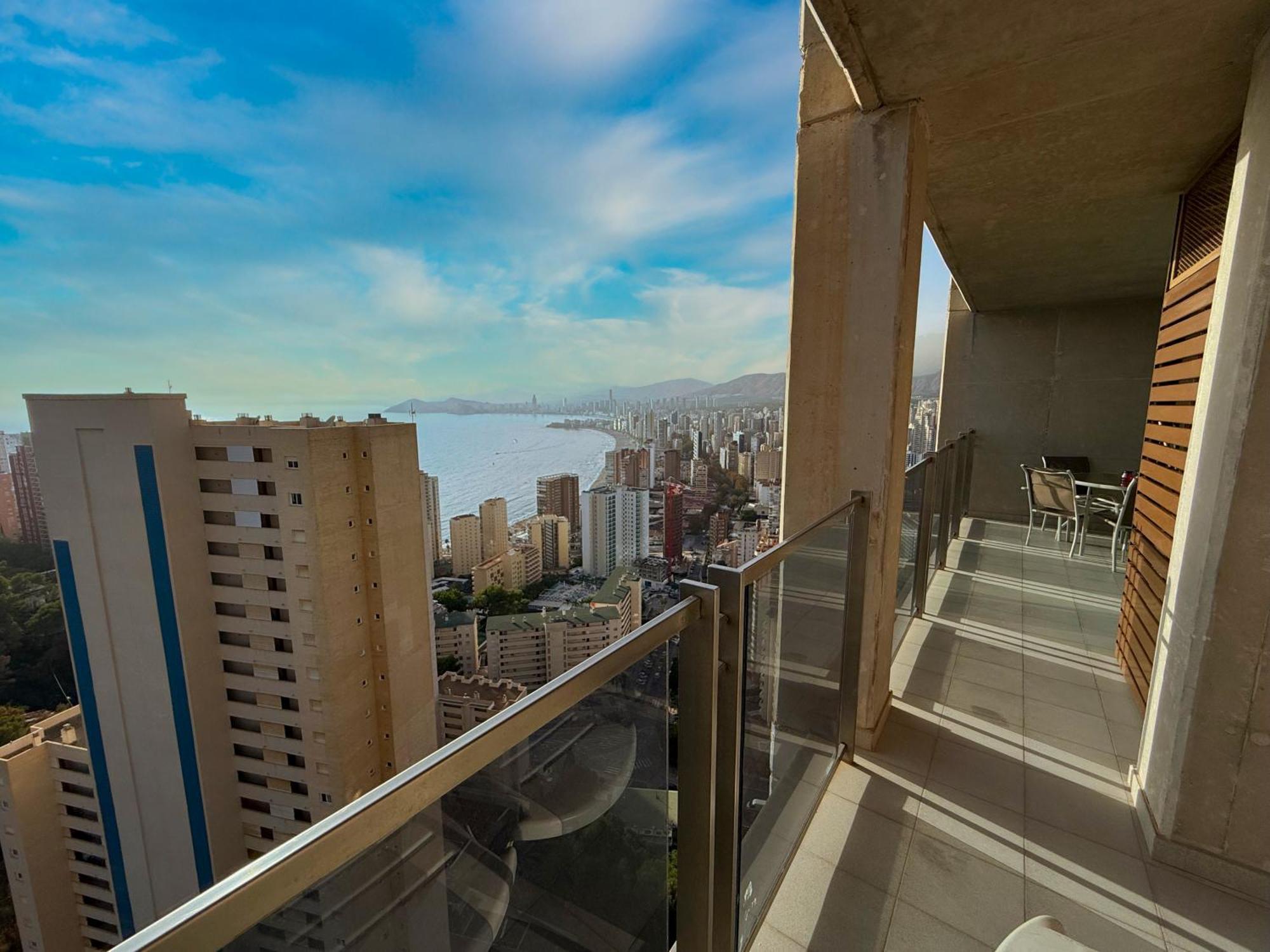 Beautiful Apartment Near Beach With Panoramic Sea-View Μπένιντορμ Εξωτερικό φωτογραφία